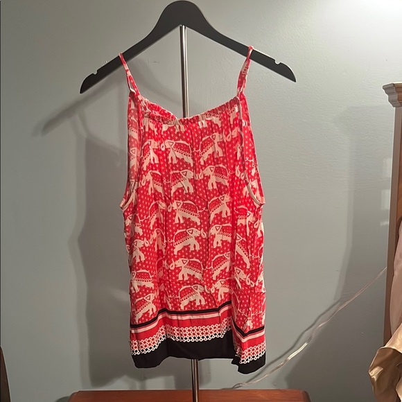 Crown & Ivy Black and Pink Sleeveless Camisole - Picture 1 of 6